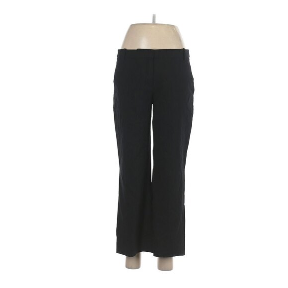 Kit and Ace Wool Cashmere Silk Black Wide Leg Trouser Dress Pants Slacks Size 8 - Picture 1 of 13